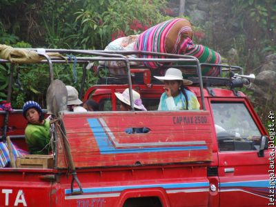 Arrivée des villageois du canton San Juan de Challana